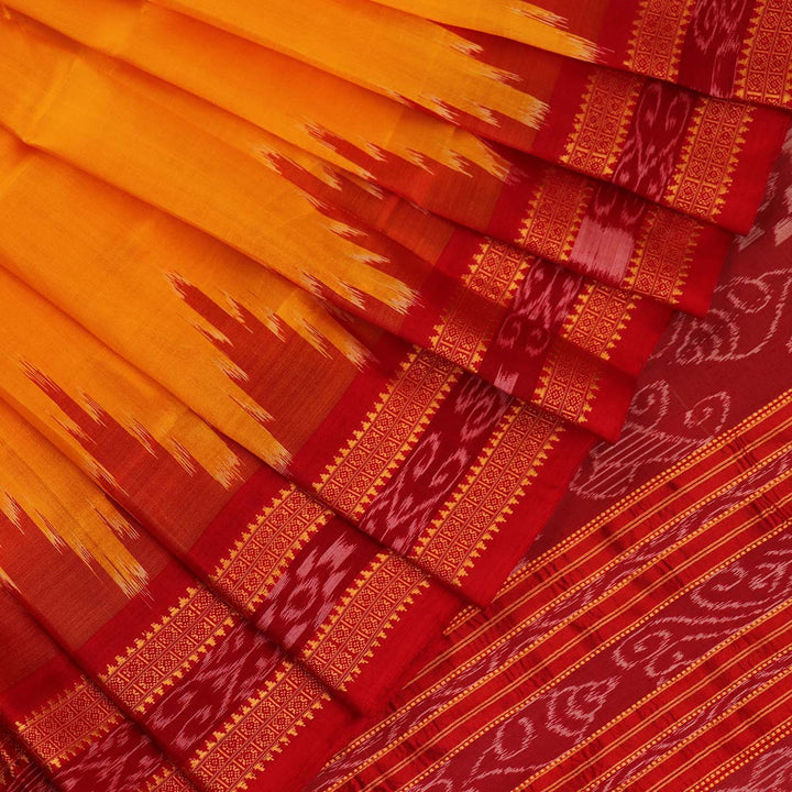 Handloom Khandua Silk Ikat Saree