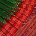 ହ୍ୟାଣ୍ଡଲୁମ୍ ଖଣ୍ଡୁଆ ସିଲ୍କ ଇକାଟ ସାରୀ |