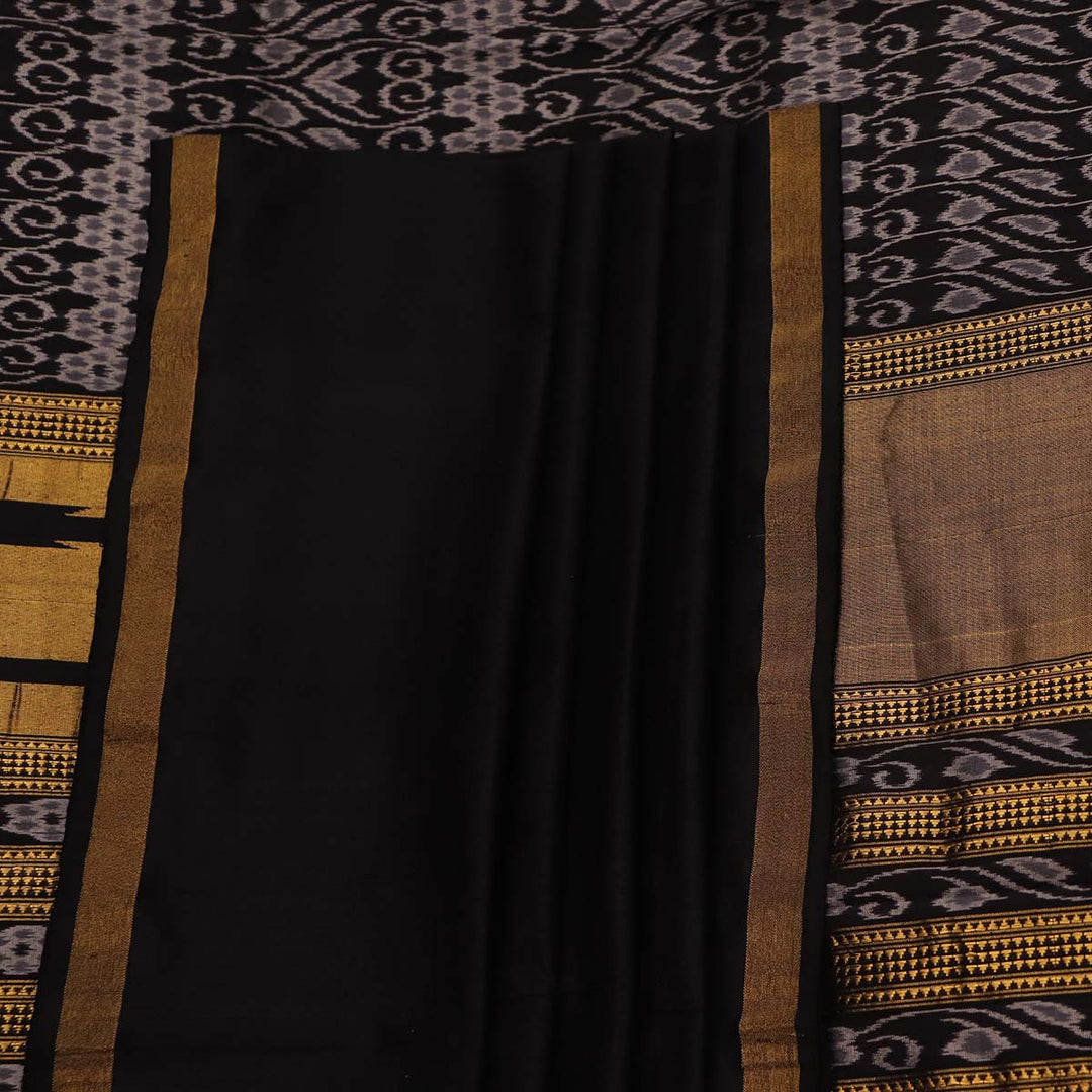 Sambalpuri Handloom Silk Saree - Luxurious Pata