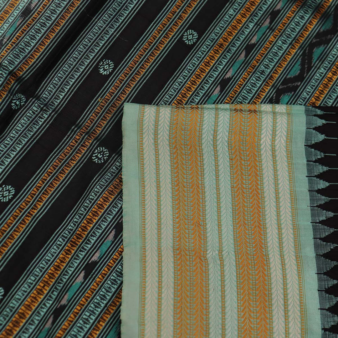 Sambalpuri Handloom Silk Saree - Luxurious Pata