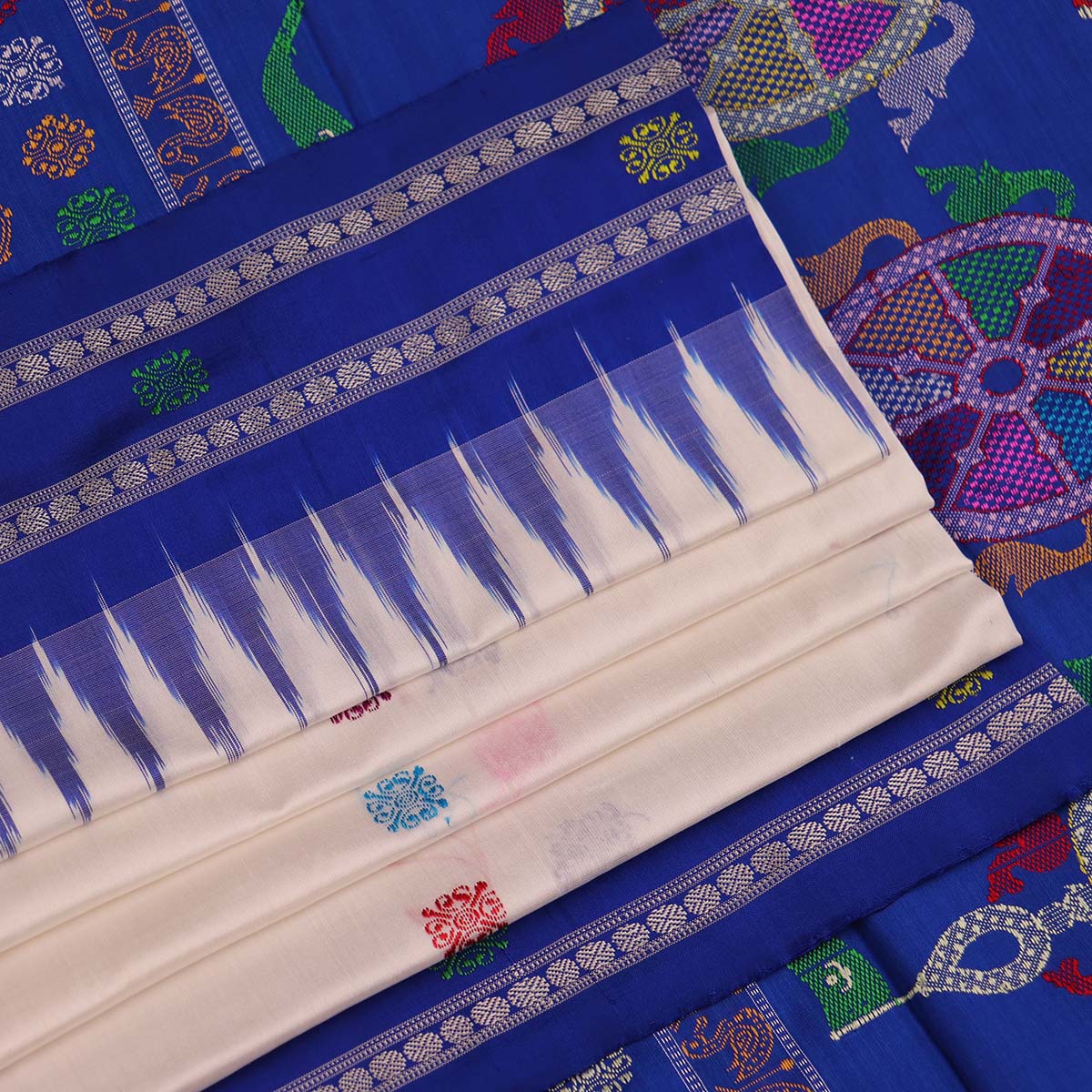 Sambalpuri Handloom Silk Saree - Luxurious Pata