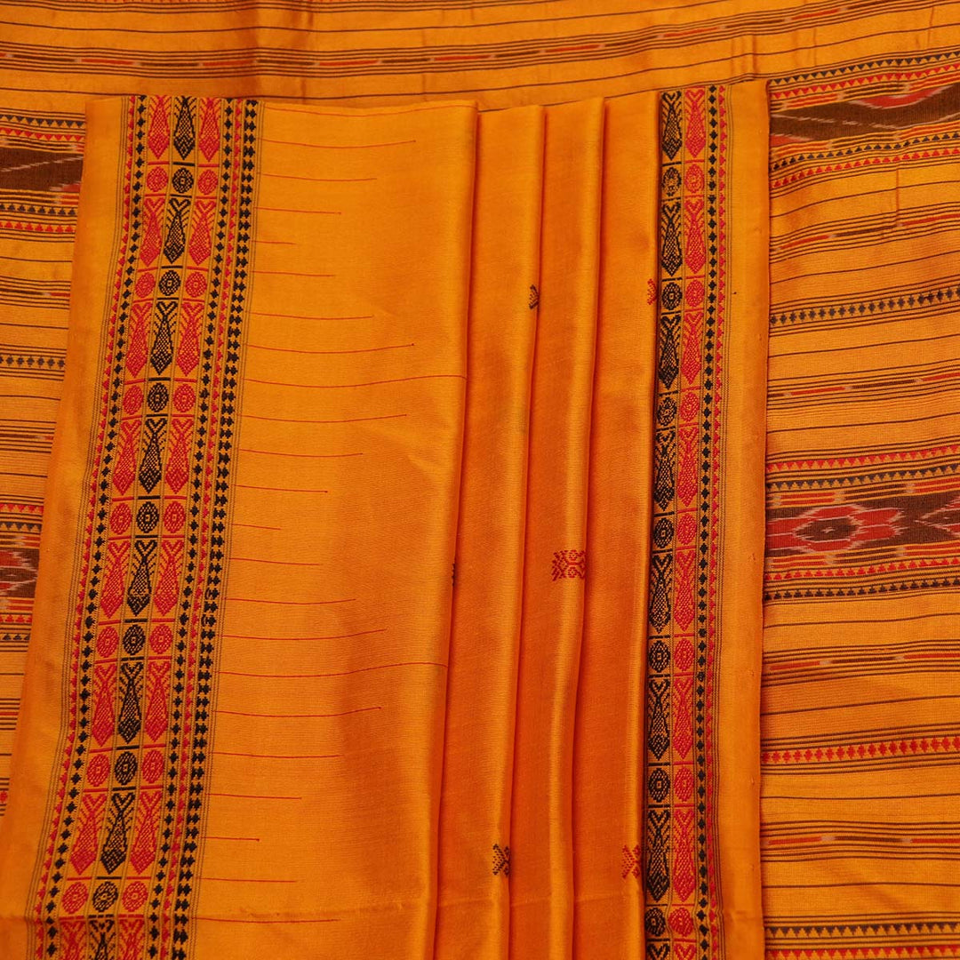 Sambalpuri Handloom Silk Saree - Luxurious Pata