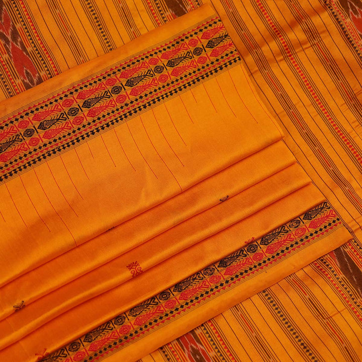 Sambalpuri Handloom Silk Saree - Luxurious Pata