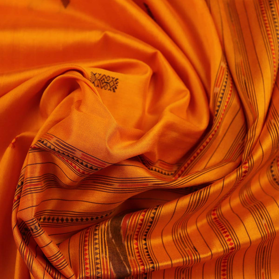 Sambalpuri Handloom Silk Saree - Luxurious Pata