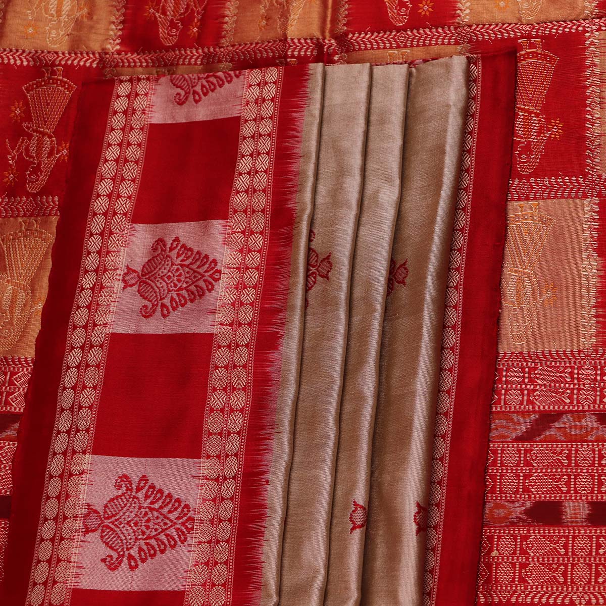 Handloom Silk Bomkai Saree