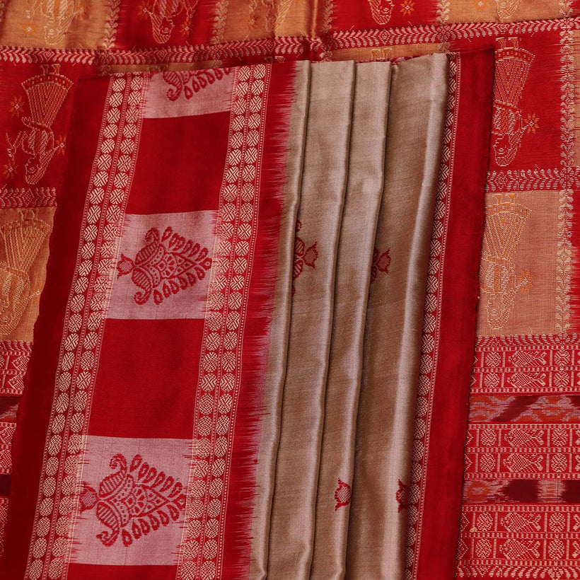 Bomkai weave detail