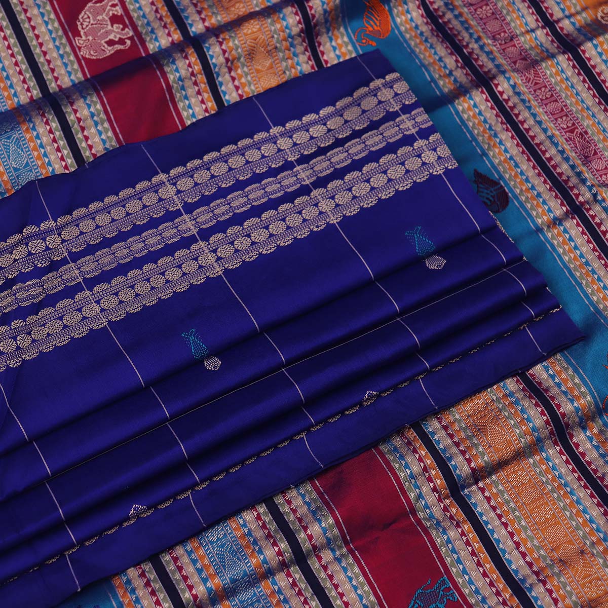 Handloom Silk Bomkai Saree