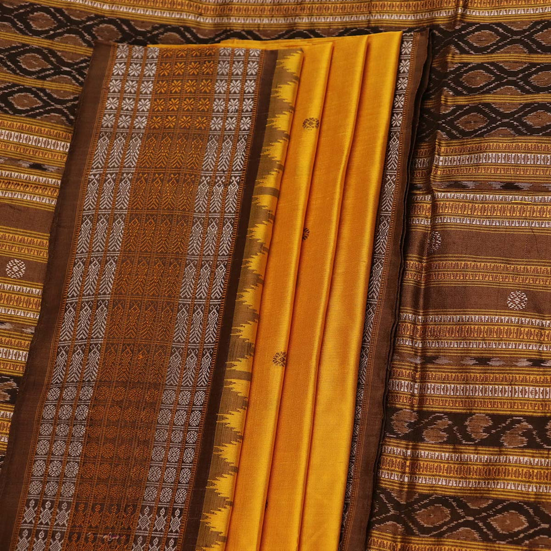 Sambalpuri Handloom Silk Saree - Luxurious Pata