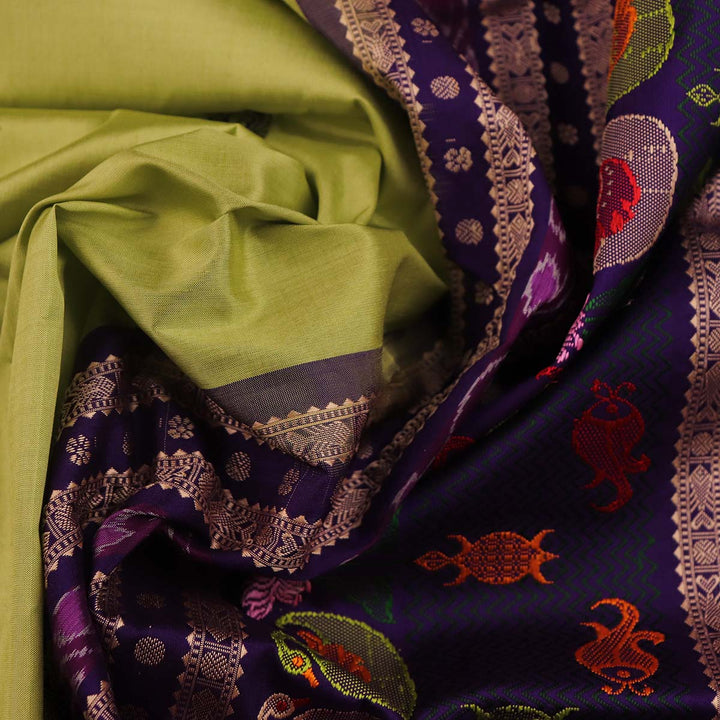 Handloom Silk Bomkai Saree