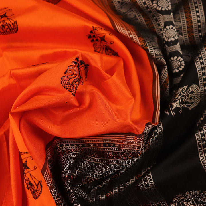 Handloom Silk Bomkai Saree