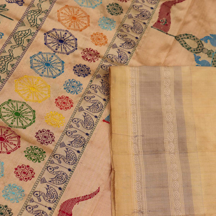 Sambalpuri Handloom Silk Saree - Luxurious Pata