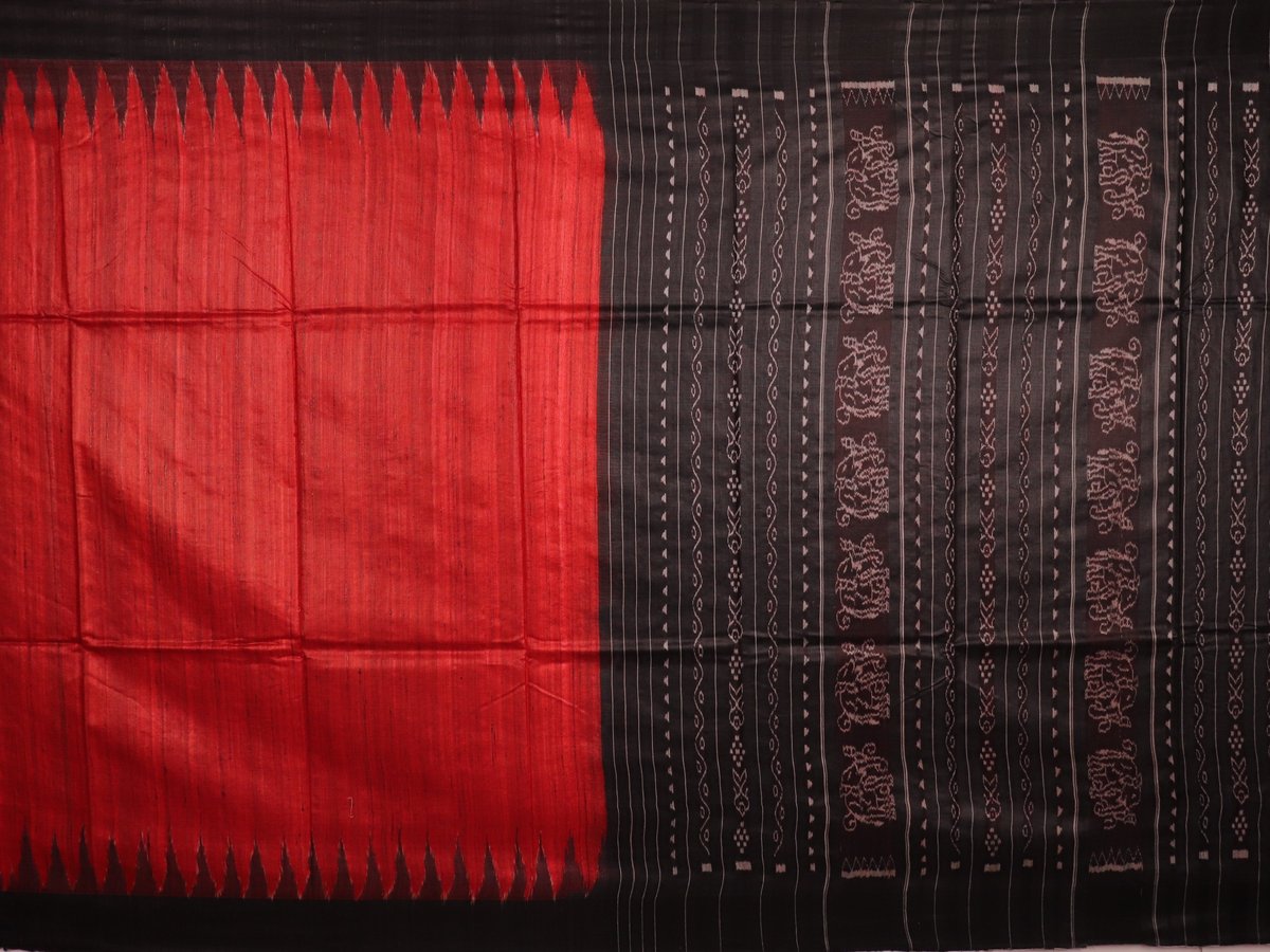 ହ୍ୟାଣ୍ଡଲୁମ୍ ସମ୍ବଲପୁରୀ ଟସର୍ ସାରି |