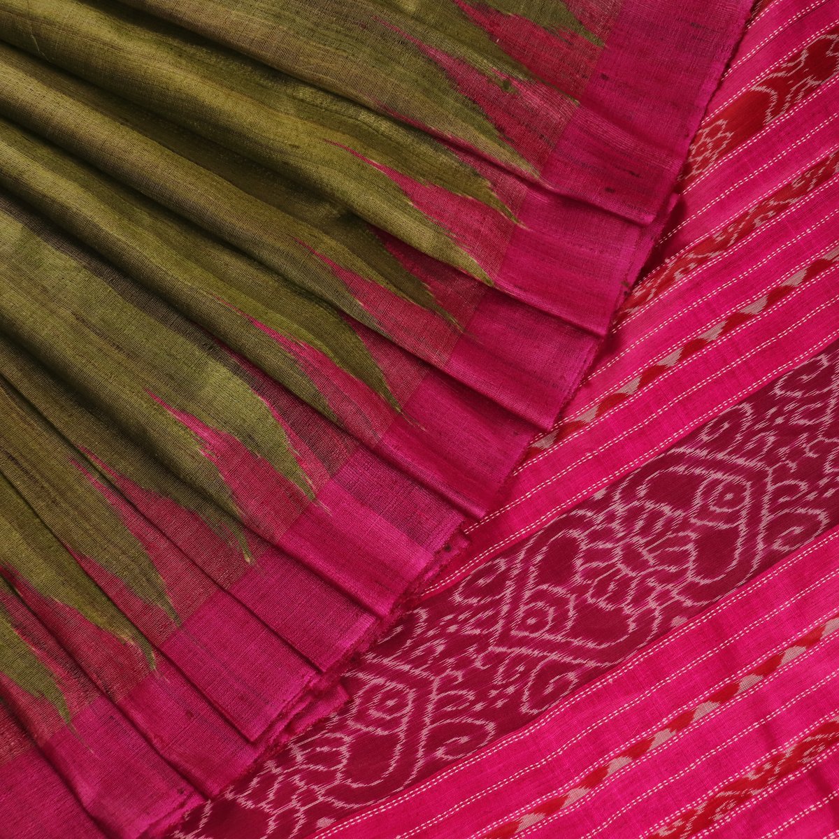 Handloom Sambalpuri Tusser Saree