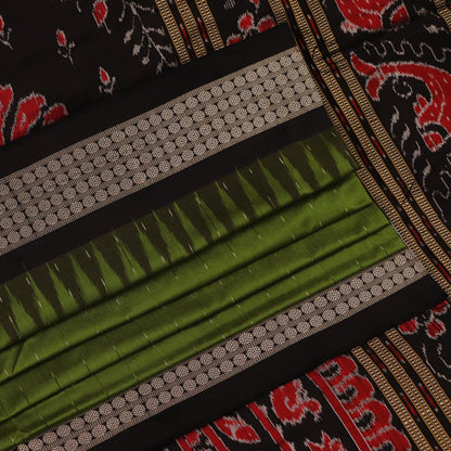 ସମ୍ବଲପୁରୀ ହ୍ୟାଣ୍ଡଲୁମ୍ ରେଶମ ସାରୀ - ବିଳାସପୂର୍ଣ୍ଣ ପାଟା |