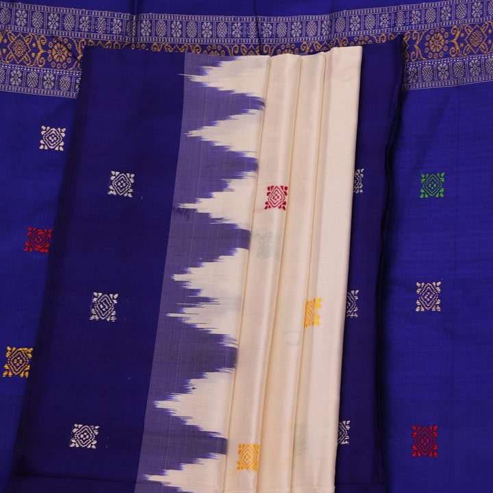 Sambalpuri Handloom Silk Saree - Luxurious Pata