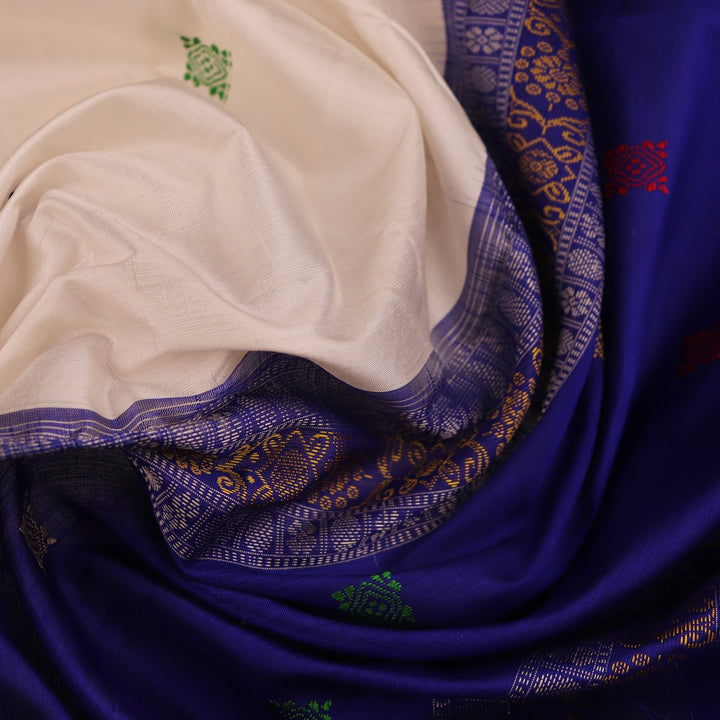 Sambalpuri Handloom Silk Saree - Luxurious Pata