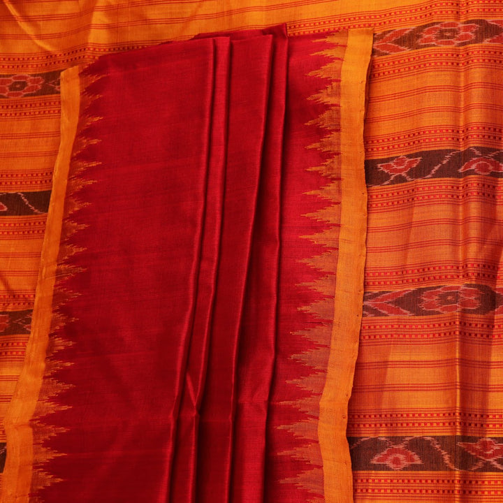 Sambalpuri Handloom Silk Saree - Luxurious Pata