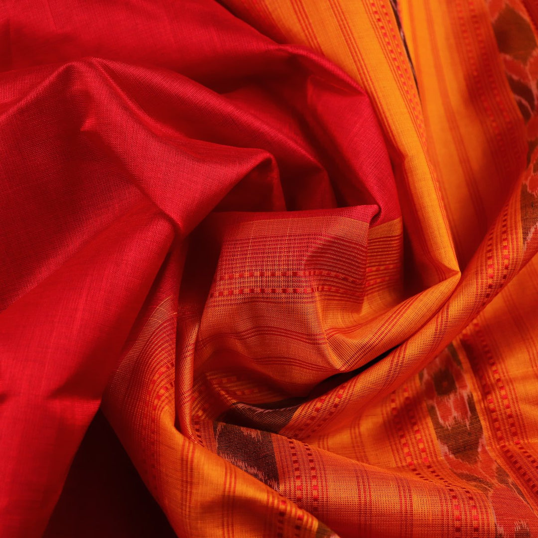 Sambalpuri Handloom Silk Saree - Luxurious Pata