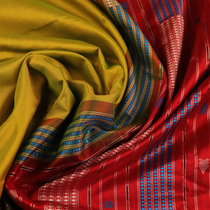 Sambalpuri Handloom Silk Saree - Luxurious Pata