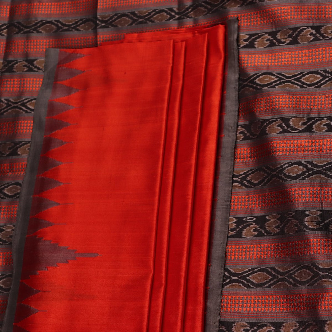 Sambalpuri Handloom Silk Saree - Luxurious Pata