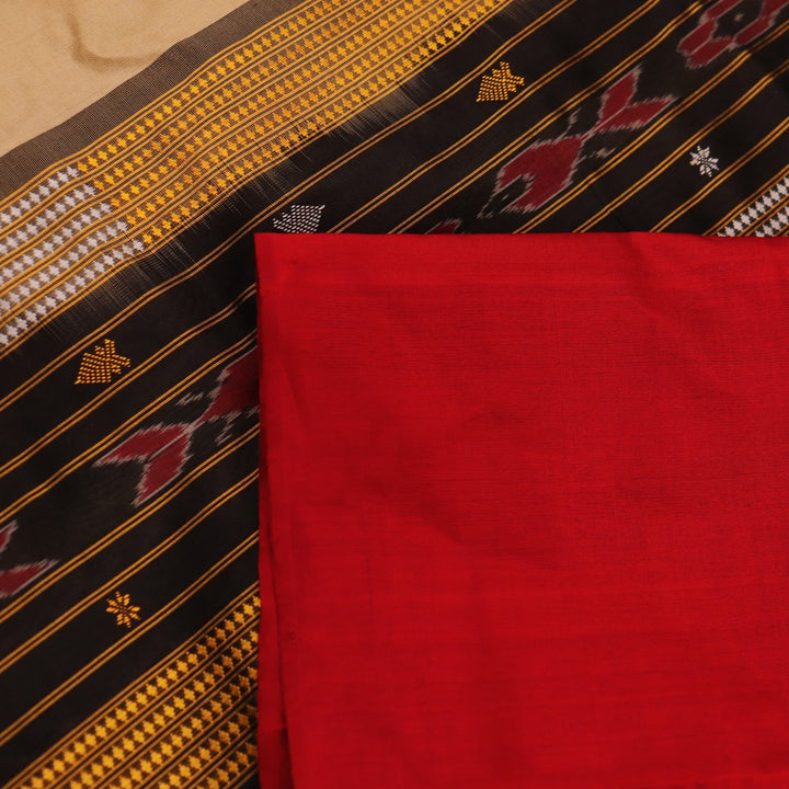 Sambalpuri Handloom Silk Saree - Luxurious Pata