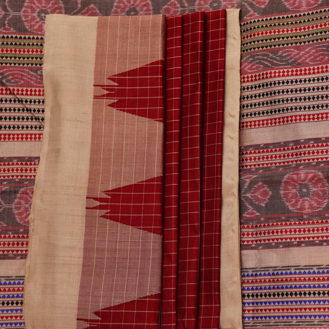 Sambalpuri Handloom Silk Saree - Luxurious Pata