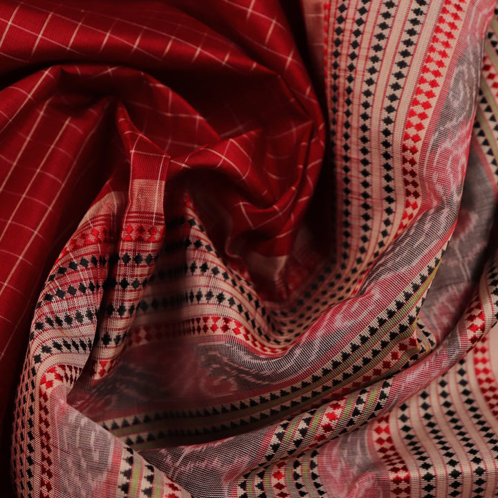 Sambalpuri Handloom Silk Saree - Luxurious Pata