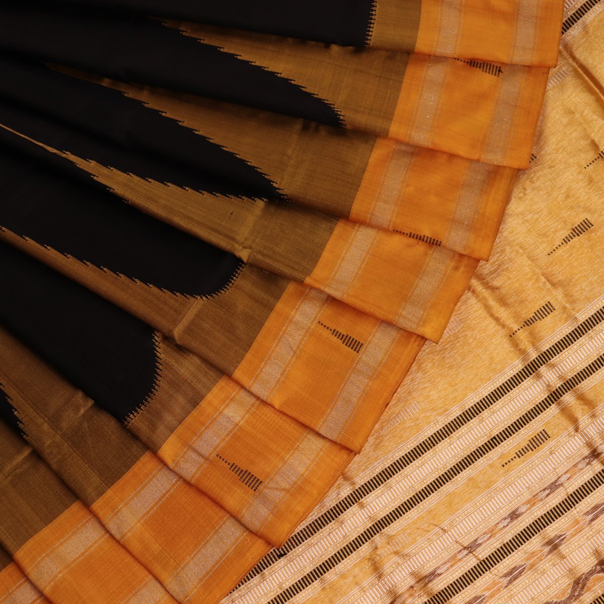 Sambalpuri Handloom Silk Saree - Luxurious Pata