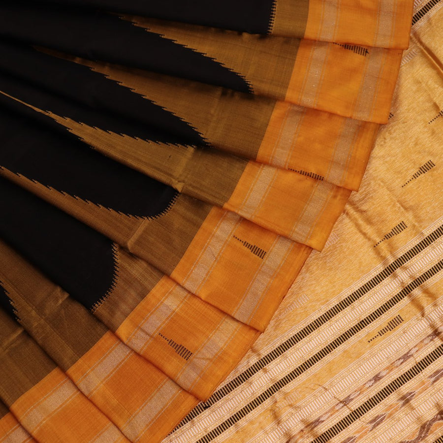 Sambalpuri Handloom Silk Saree - Luxurious Pata main image 1