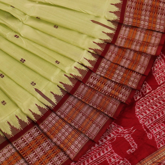 Sambalpuri Handloom Silk Saree - Luxurious Pata