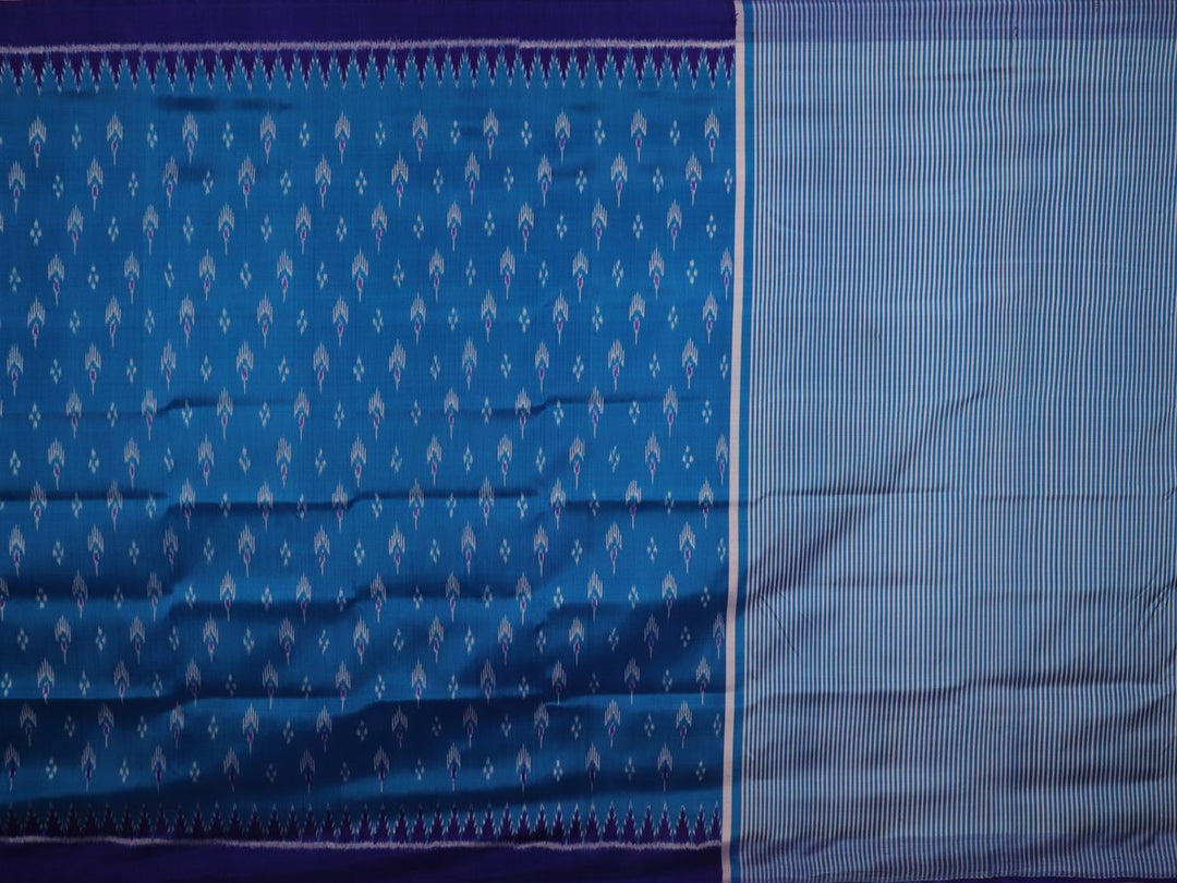 Khandua Silk Saree - Blue