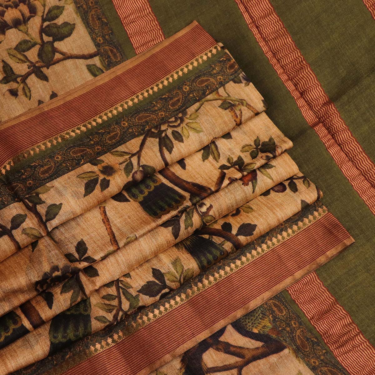 ହ୍ୟାଣ୍ଡଲୁମ୍ ସମ୍ବଲପୁରୀ ଟସର୍ ସାରି |