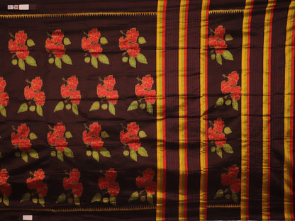 Khandua Silk Saree - Brown
