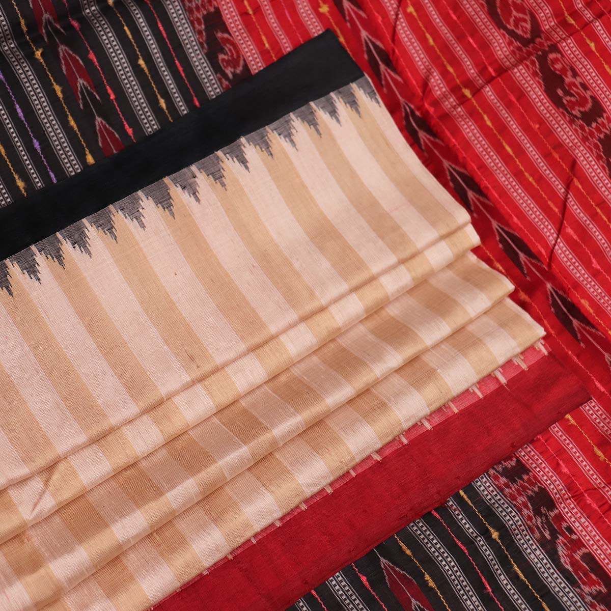 Handloom Sambalpuri Tusser Saree