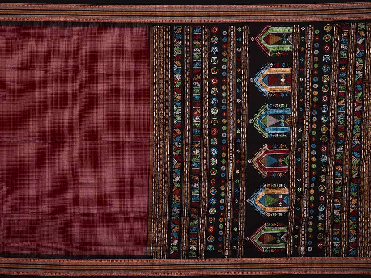 Handloom Dolabedi Cotton Ikat Saree