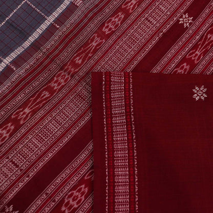 ହ୍ୟାଣ୍ଡଲୁମ୍ ସମ୍ବଲପୁରୀ କଟନ୍ ଇକକେଟ୍ ସାରି |