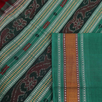 ହ୍ୟାଣ୍ଡଲୁମ୍ ସମ୍ବଲପୁରୀ କଟନ୍ ଇକକେଟ୍ ସାରି |
