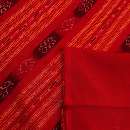 ହ୍ୟାଣ୍ଡଲୁମ୍ ସମ୍ବଲପୁରୀ କଟନ୍ ଇକକେଟ୍ ସାରି |