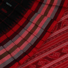 Handloom Black Sambalpuri Cotton Saree with Maroon border