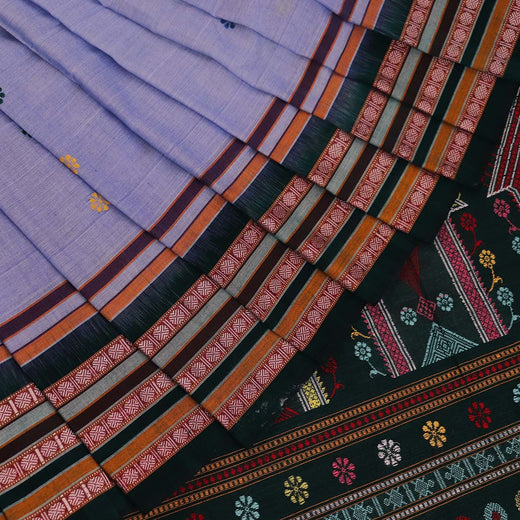 ହ୍ୟାଣ୍ଡଲୁମ୍ ଡୋଲାବେଡି କଟନ୍ ଇକାଟ ସାରି |