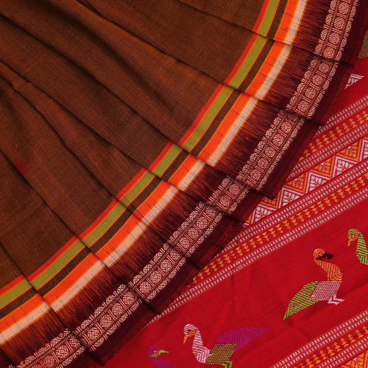 ହ୍ୟାଣ୍ଡଲୁମ୍ ସମ୍ବଲପୁରୀ କଟନ୍ ଇକକେଟ୍ ସାରି |