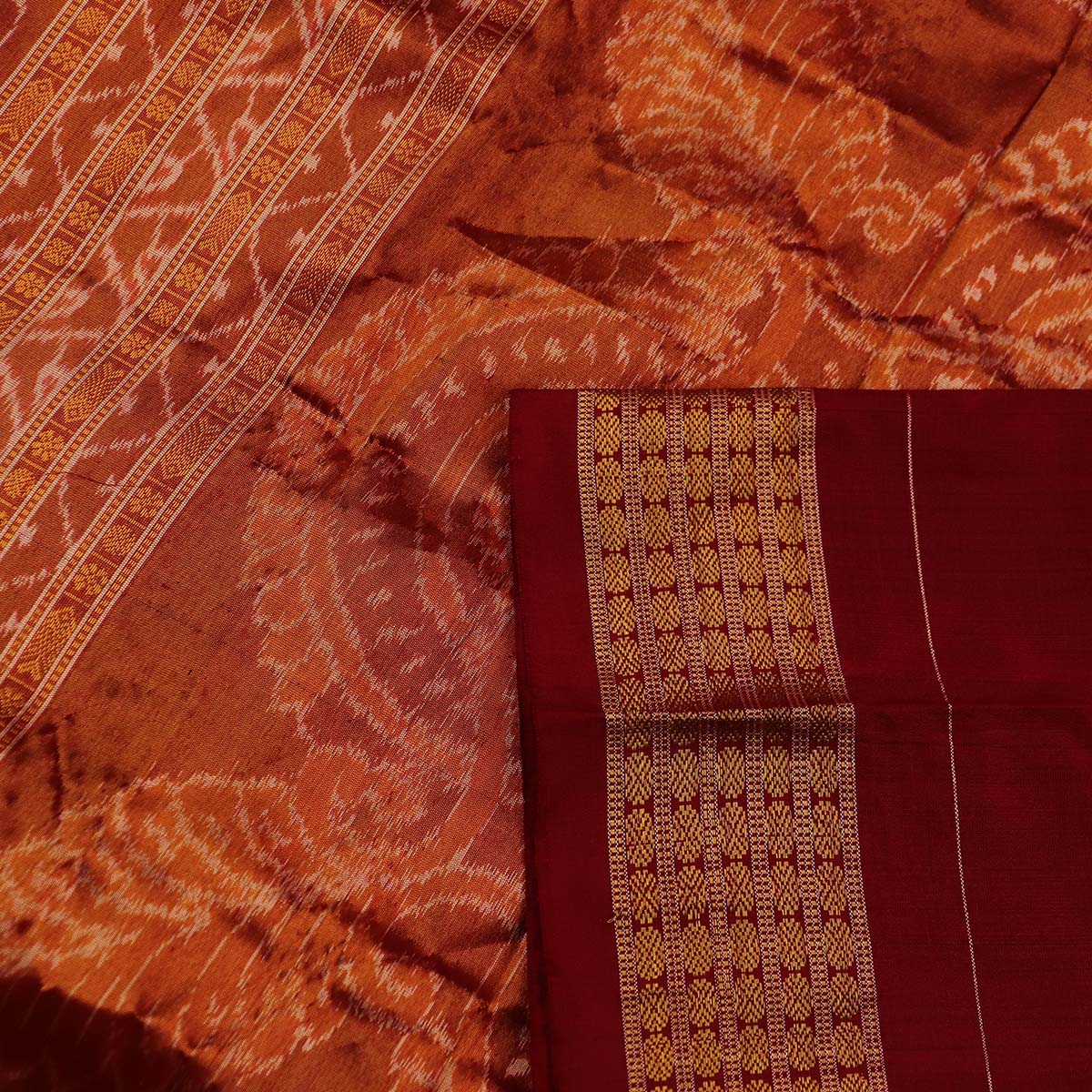 Sambalpuri Handloom Silk Saree - Luxurious Pata