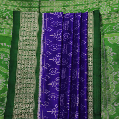 ସମ୍ବଲପୁରୀ ହ୍ୟାଣ୍ଡଲୁମ୍ ରେଶମ ସାରୀ - ବିଳାସପୂର୍ଣ୍ଣ ପାଟା |