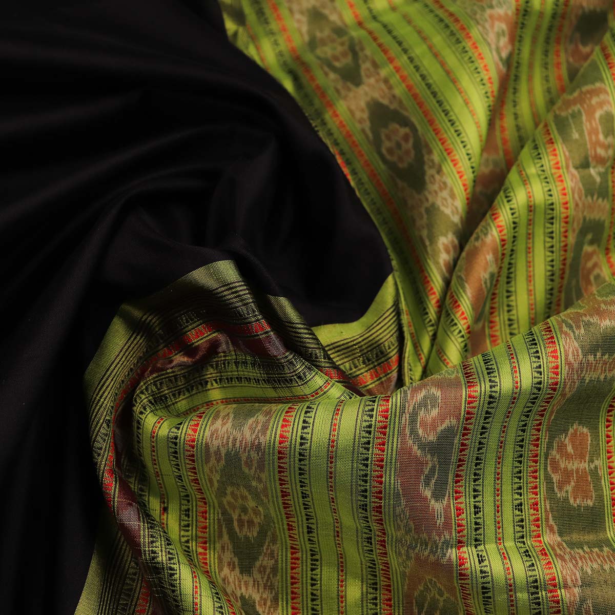 Sambalpuri Handloom Silk Saree - Luxurious Pata