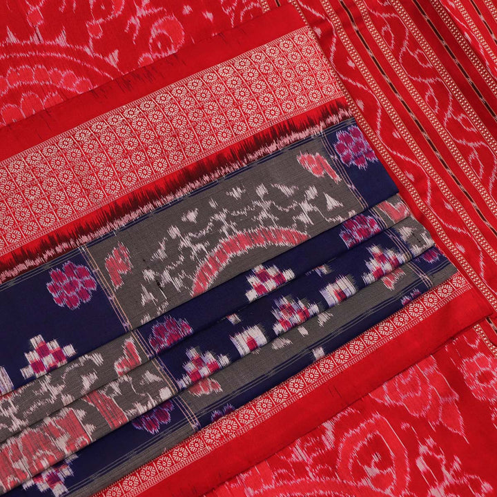 Sambalpuri Handloom Silk Saree - Elegant Pasapalli