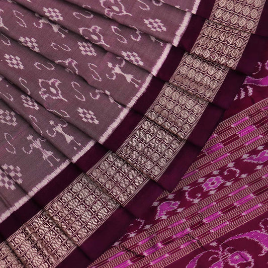 Sambalpuri Handloom Silk Saree - Luxurious Pata