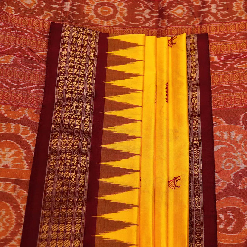 Bomkai weave detail