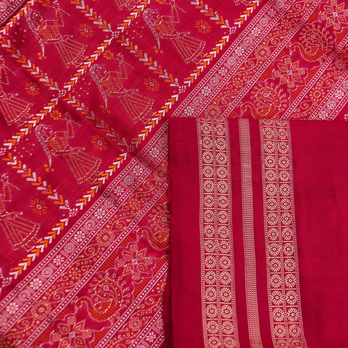 Handloom Silk Bomkai Saree