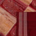 Cream Bomkai Silk Saree — view 4