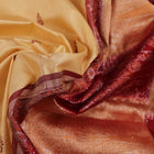 Cream Bomkai Silk Saree — view 5